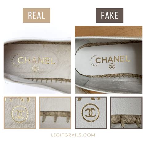 how can you tell if chanel espadrilles are fake|chanel counterfeit reviews.